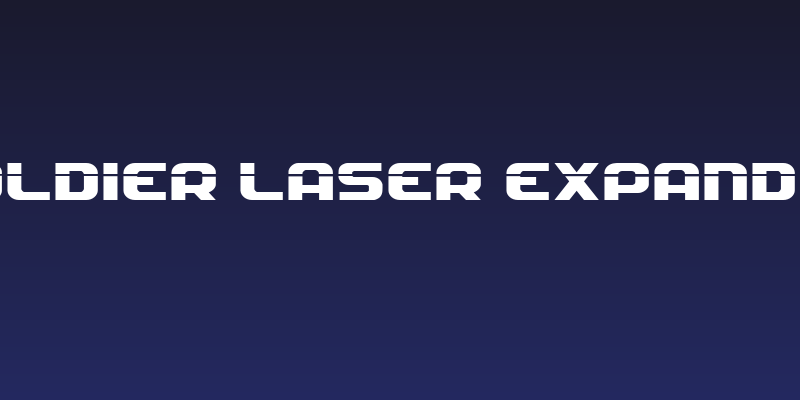 Soldier Laser Expanded Social Header