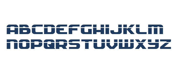 Soldier Laser Expanded Lowercase