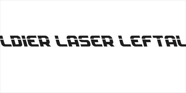 Soldier Laser Leftalic Logo