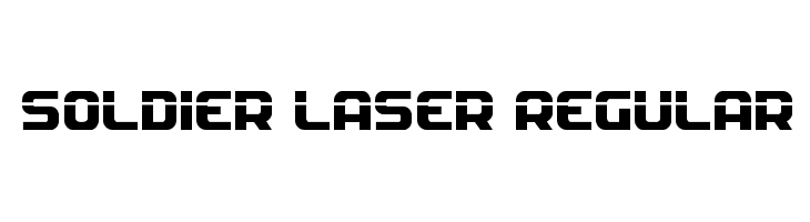 Soldier Laser Regular  baixar fontes gratis