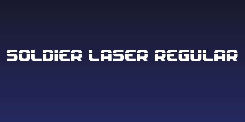 Soldier Laser Regular Social Header