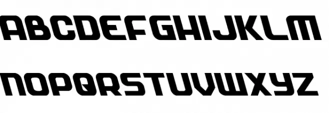 Soldier Leftalic Font Litere mari