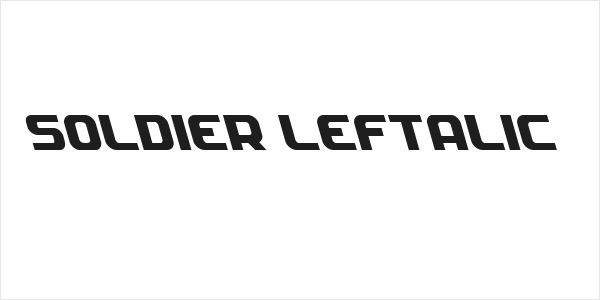Soldier Leftalic Logo