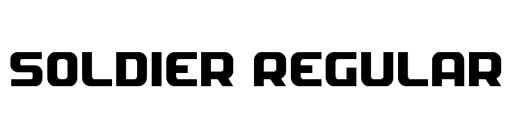 Soldier Regular Font