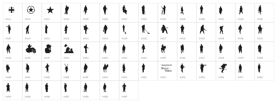 SoldierWW2 Character Map