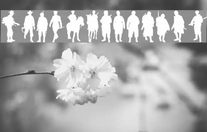 SoldierWW2 Font examples