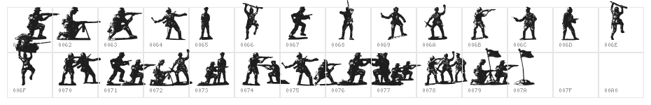 Soldiers of Hell Character Map