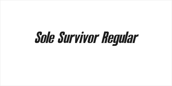 Sole Survivor Regular Logo
