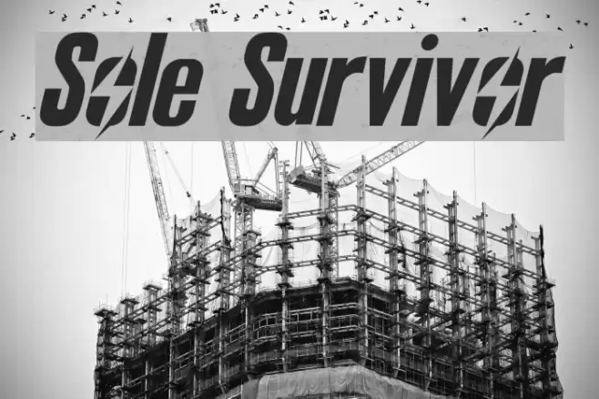 Sole Survivor Font examples