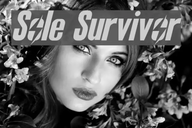 Sole Survivor Font examples