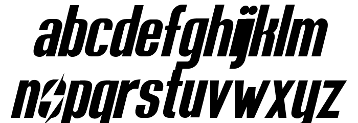 Sole Survivor Font LOWERCASE