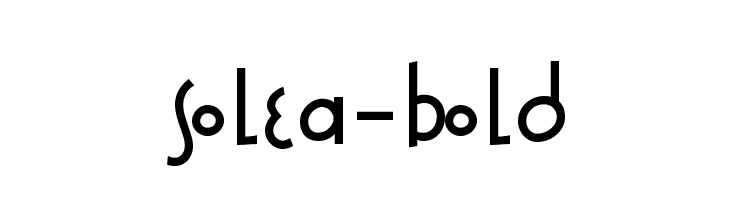 Solea-Bold  font caratteri gratis