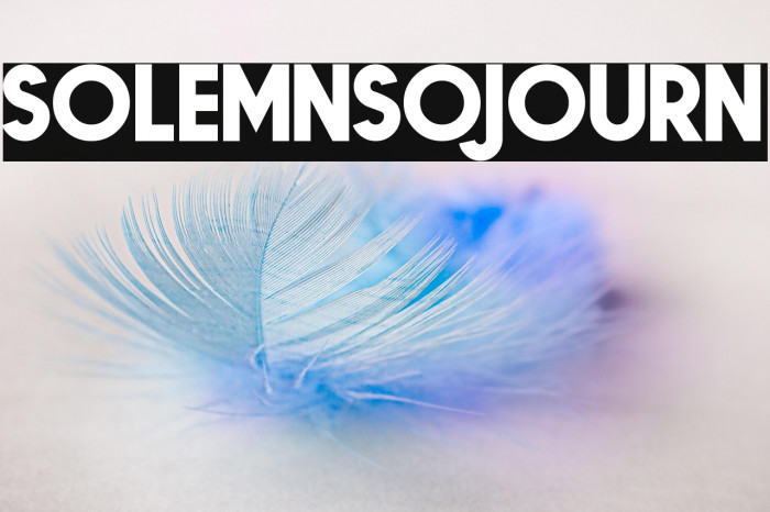 Solemn Sojourn Example 1