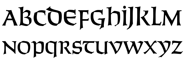 SolemnisCapsOpti Font LOWERCASE