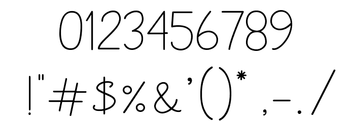 Solfia Font OTHER CHARS