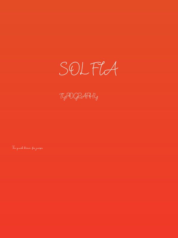 Solfia Poster