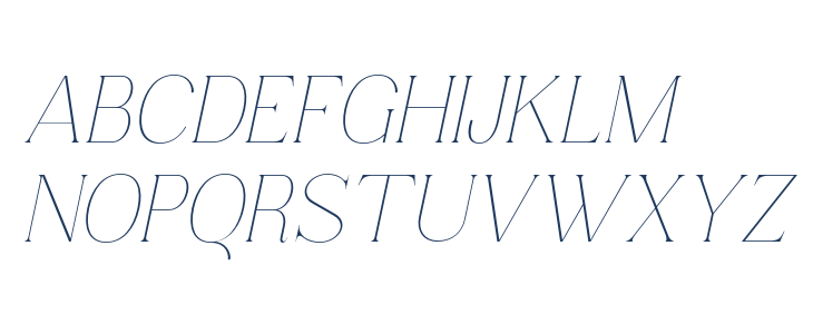 Solhene Demo Italic Uppercase