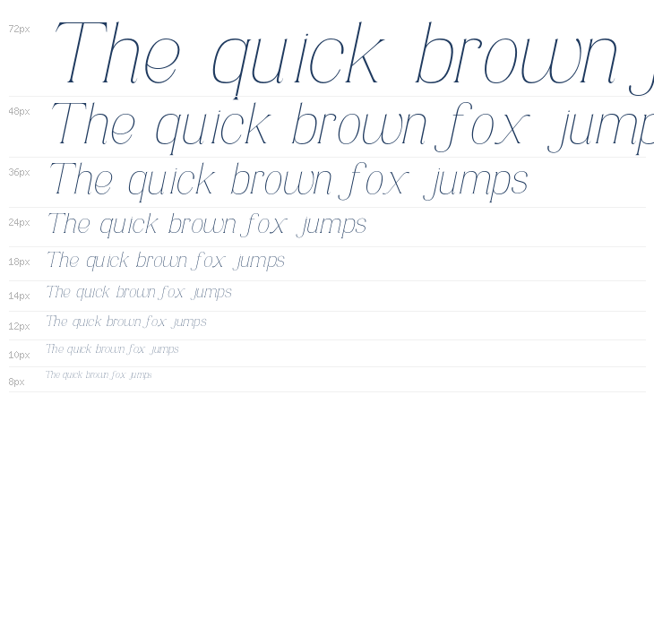 Solhene Demo Italic Waterfall
