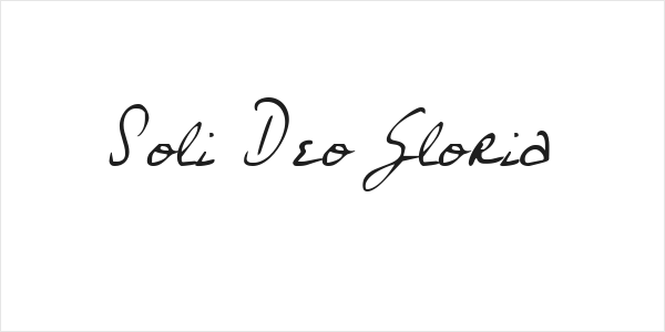 Soli Deo Gloria Logo