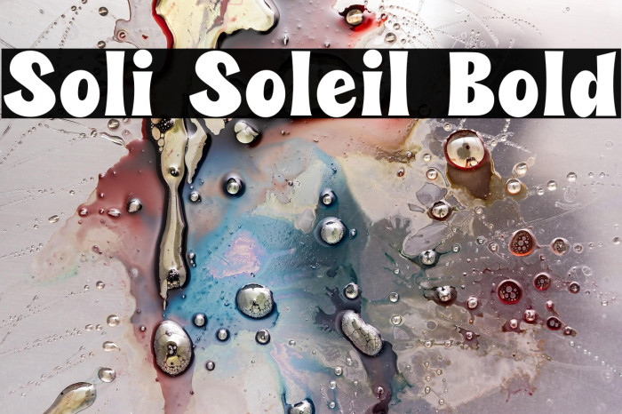 Soli Soleil Bold Example 1