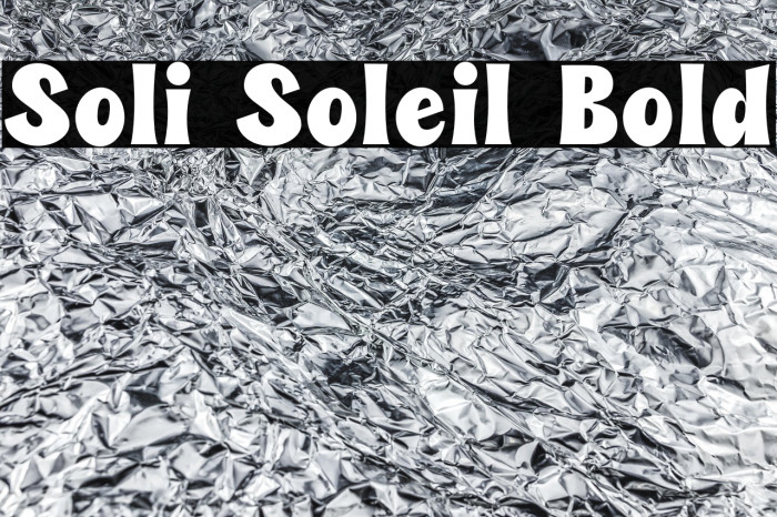 Soli Soleil Bold Example 3
