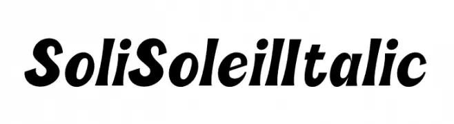 Soli Soleil Italic  Frei Schriftart Herunterladen