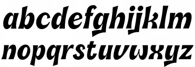 Soli Soleil Italic Caratteri MINUSCOLO