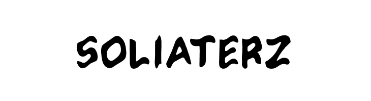 Soliaterz  Descarca Fonturi Gratis