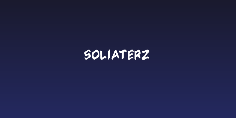 Soliaterz Social Header