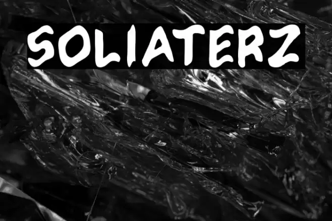Soliaterz Font examples