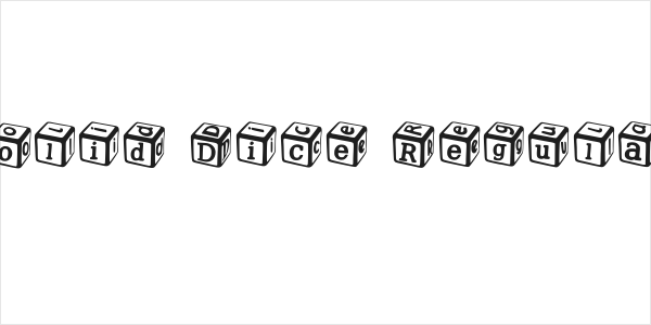 Solid Dice Regular Logo