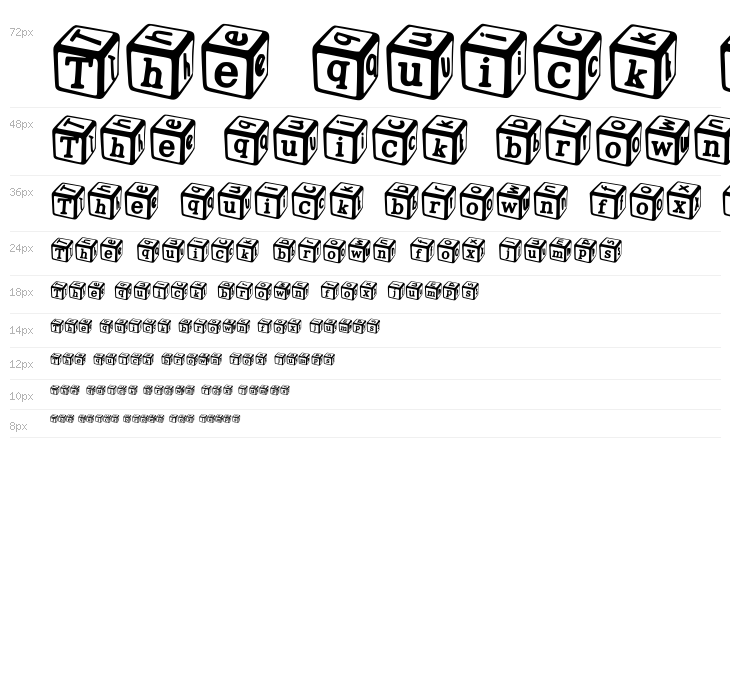 Solid Dice Regular Waterfall