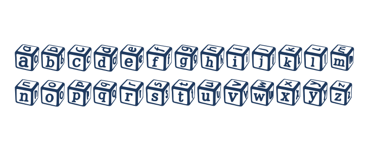 Solid Dice Regular Lowercase