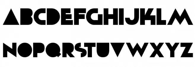 Solid Grooves Schriftart Groß