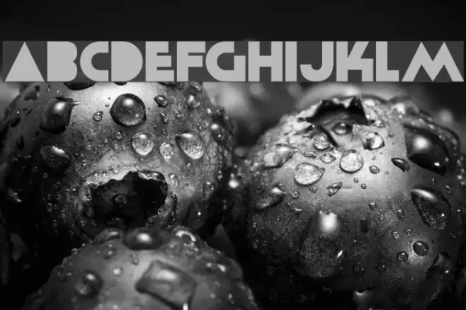 Solid Grooves Font examples