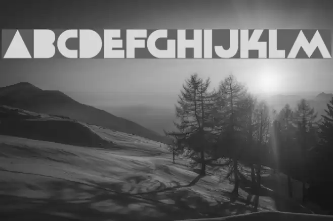 Solid Grooves Font examples