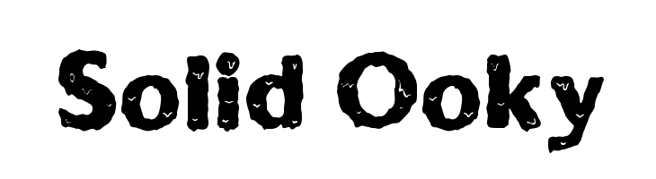 Solid Ooky Font