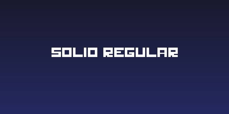 Solid Regular Social Header