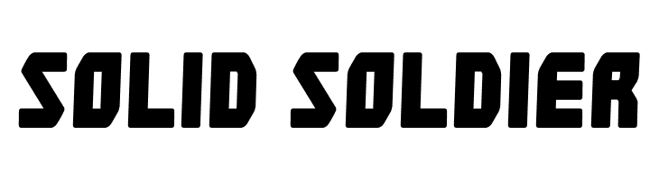 Solid Soldier  免费字体下载