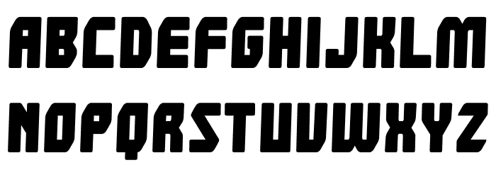 Solid Soldier Font LOWERCASE