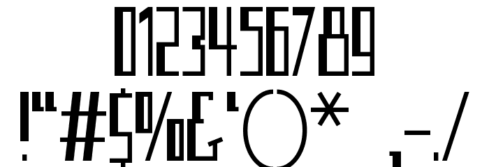 Solid Sound 101 Regular Font OTHER CHARS