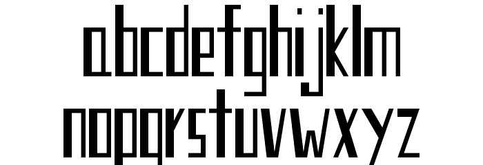 Solid Sound 101 Regular Font LOWERCASE