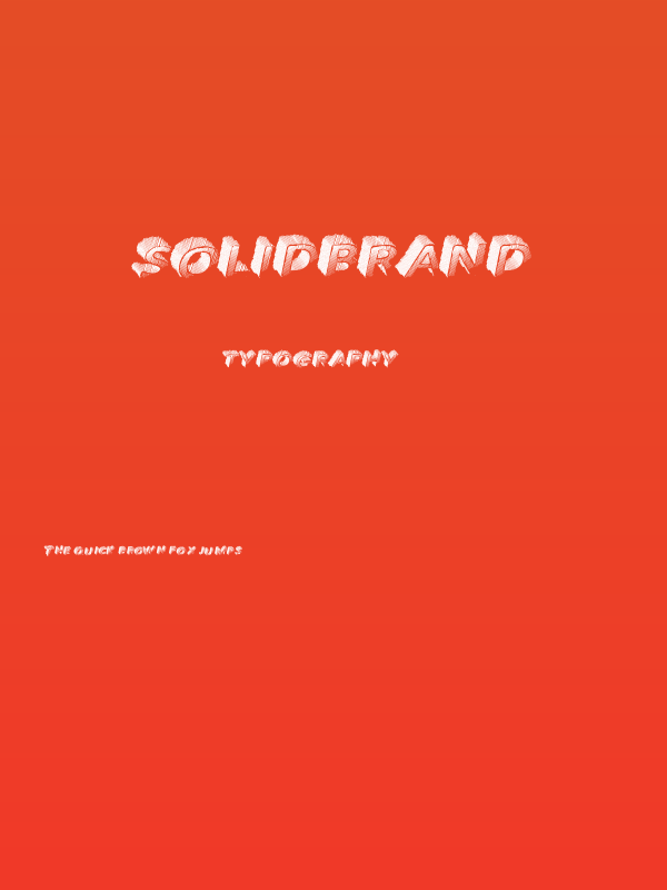 SolidBrand Poster