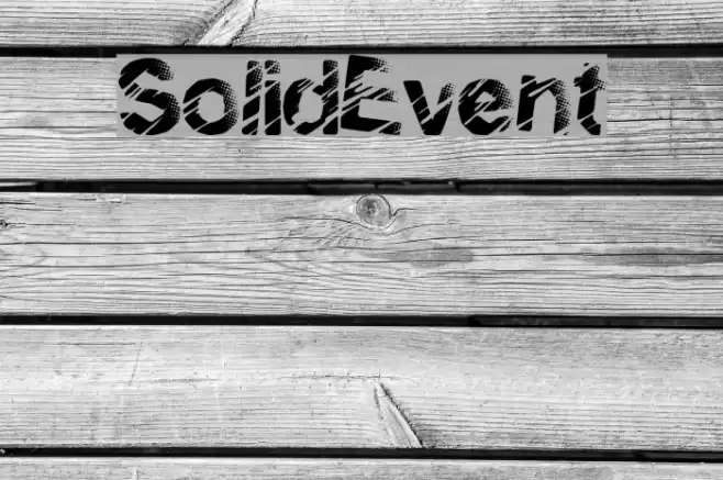 SolidEvent フォント examples
