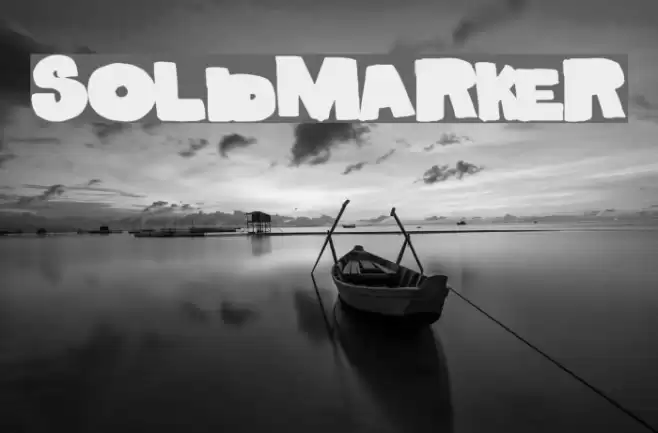 SolidMarker Font examples