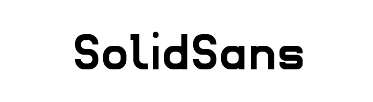 SolidSans  免费字体下载