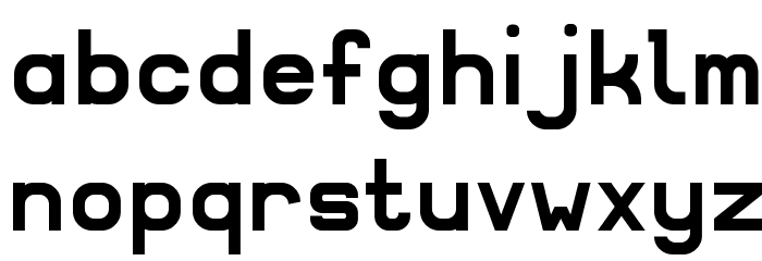 SolidSans Font LOWERCASE