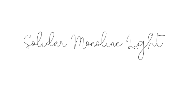 Solidar Monoline Light Logo