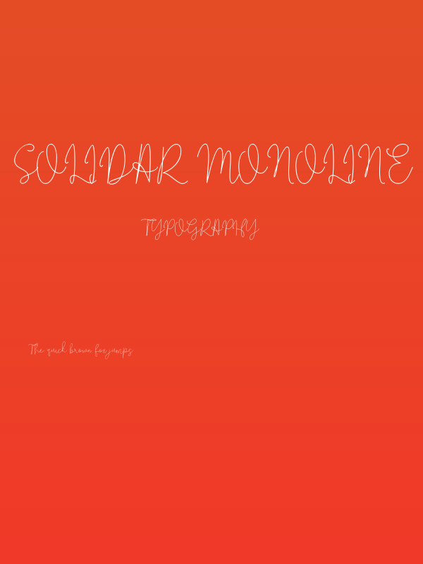 Solidar Monoline Light Poster