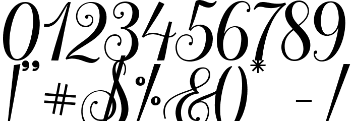 SolidaritasScript Font OTHER CHARS